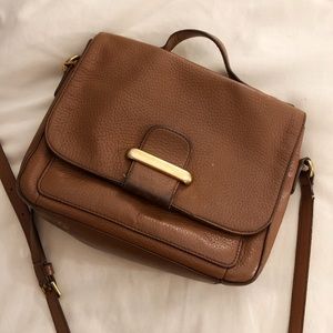 brown fossil crossbody bag